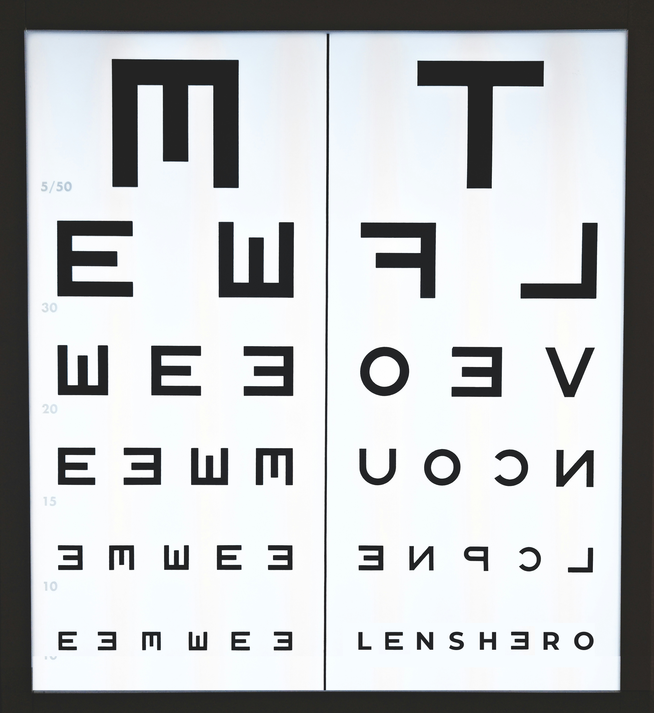 Eye chart